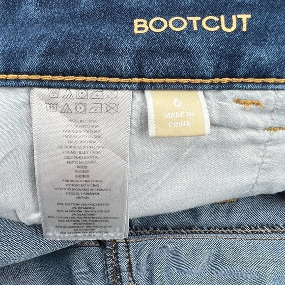 Michael Kors Bootcut Denim Jeans Size 6 Women's - Picture 4 of 5